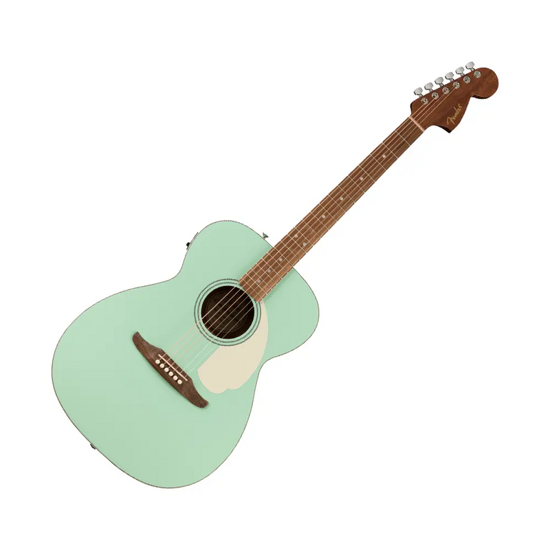Carica immagine in Galleria Viewer, FENDER California Standard Monterey E Spruce Top Ivory Pickguard Surf Green Amplificata