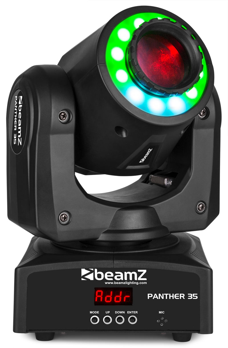 Carica immagine in Galleria Viewer, BEAMZ - Panther 35 LED Spot Mov.Head+ring