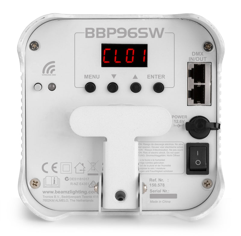Carica immagine in Galleria Viewer, BEAMZ - BBP96SW Uplight 6x12W 6in1 EL IRC