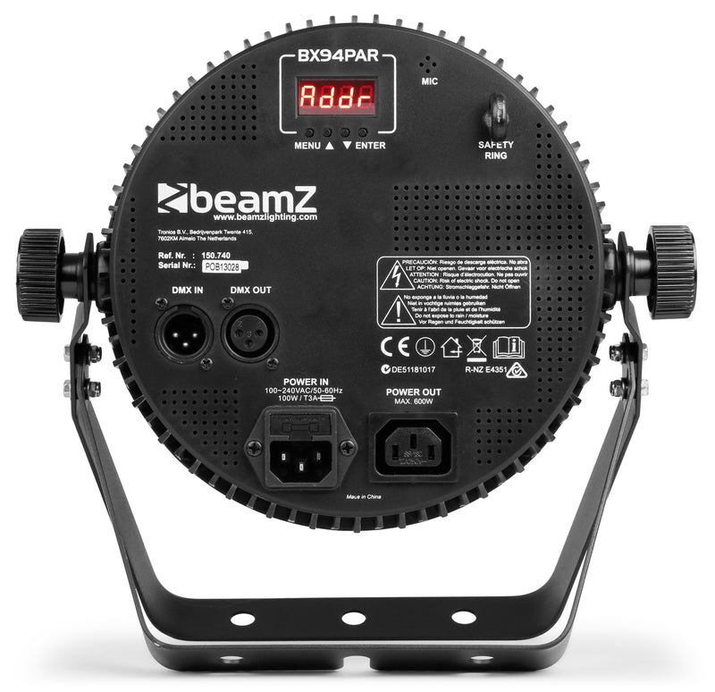 Carica immagine in Galleria Viewer, BEAMZ - BX94 PAR con COB LED e strobo