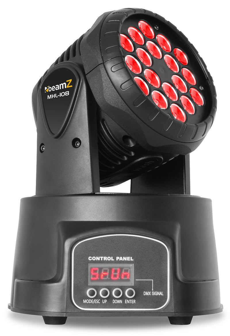 Carica immagine in Galleria Viewer, BEAMZ - MHL108MK3 Wash 18x 3-1 RGB 11 DMX