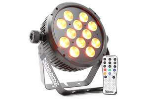 Carica immagine in Galleria Viewer, BEAMZ - BT300 Flat PAR 12x10W 6-1 DMX IRC