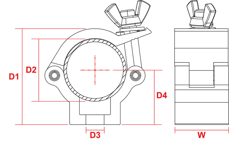 Carica immagine in Galleria Viewer, BEAMZ - BC38B-75 Half Coupler Sl 75kg B