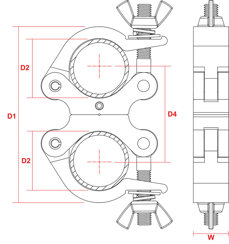 Carica immagine in Galleria Viewer, BEAMZ - BC50B-200D Swivel Coupler Sl 200kgB