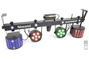 Carica immagine in Galleria Viewer, BEAMZ - ShowBar 2xPAR 6x6in 2xDerby, Laser