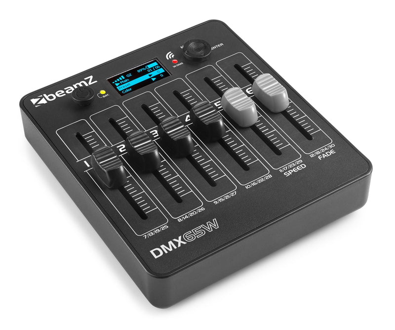 Carica immagine in Galleria Viewer, BEAMZ - DMX65W DMX Batt. Controller 6 fader