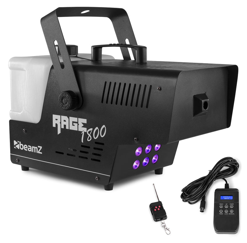 Carica immagine in Galleria Viewer, BEAMZ - Rage1800LED Smokemachine 6x4W 4in1