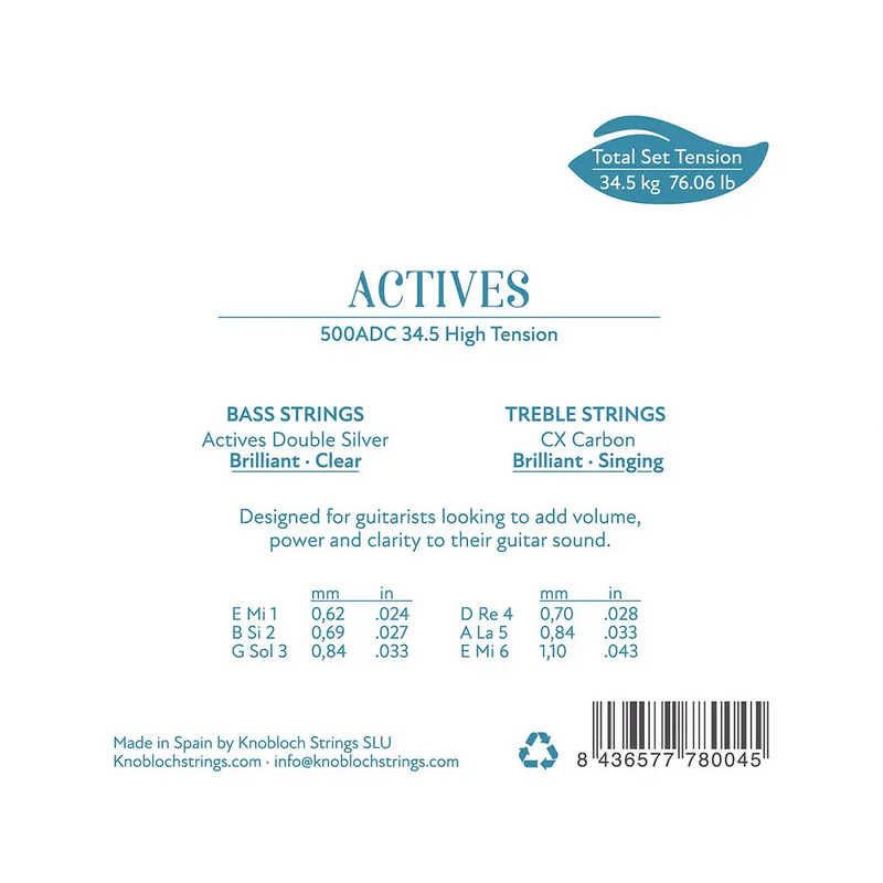 Carica immagine in Galleria Viewer, KNOBLOCH - MUTA Actives CX Carbon Full Set TENSIONE FORTE ADC 34.5