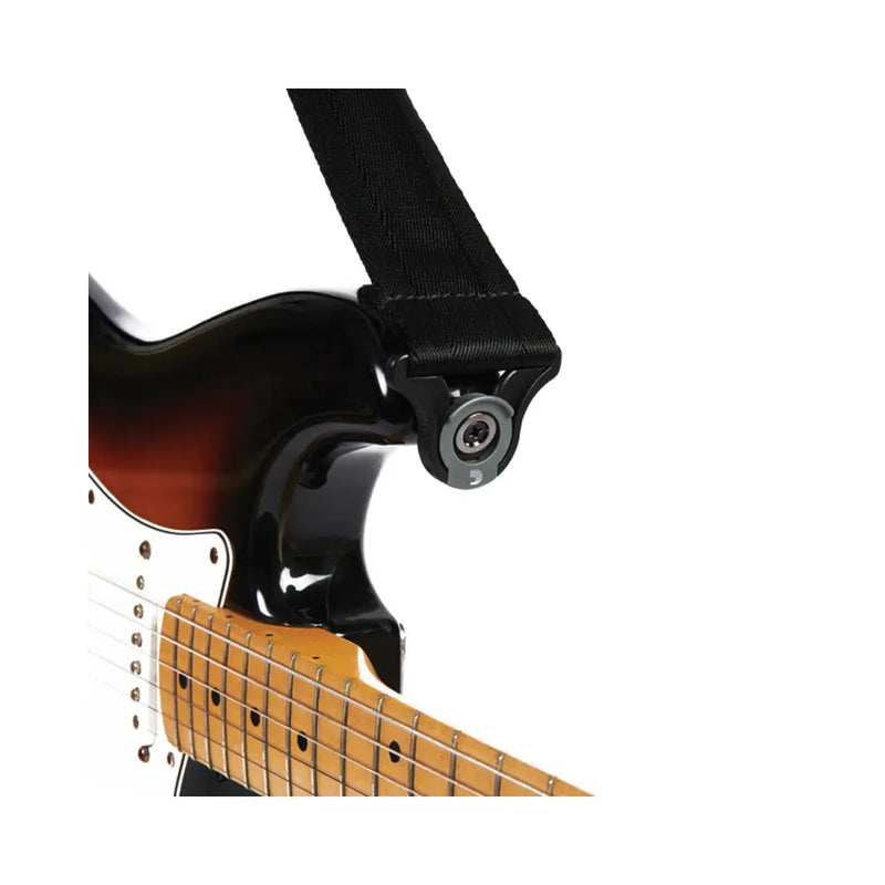 Carica immagine in Galleria Viewer, D’ADDARIO Auto Lock Guitar Strap, Black 50MM
