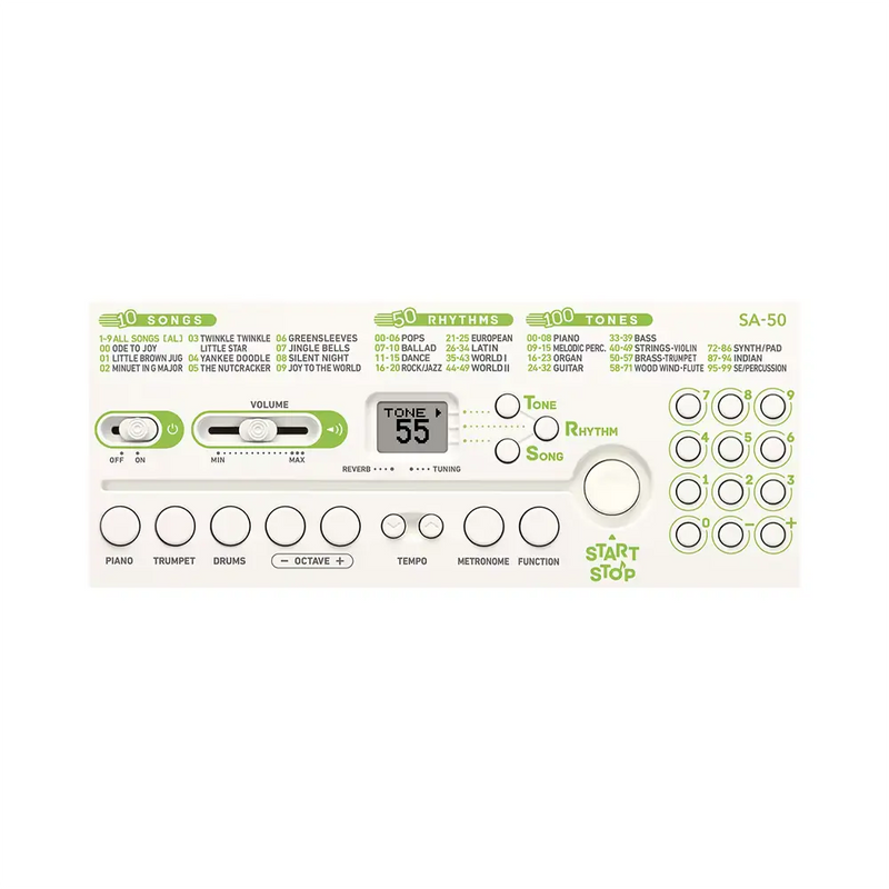 Carica immagine in Galleria Viewer, CASIO SA 50 Bianca