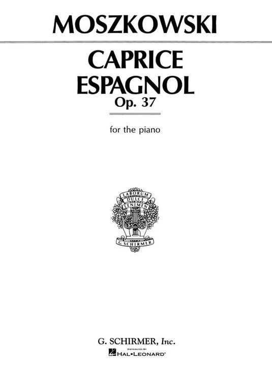 MOSZKOWSKI - Caprice Espagnol, Op. 37