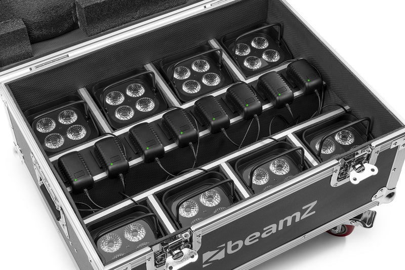 Carica immagine in Galleria Viewer, BEAMZ - FCC10 FlightCase for 8x BBP54xCharg
