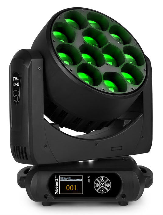 BEAMZ - MHL1240 Mov Head Zoom 12x40W 2p FC