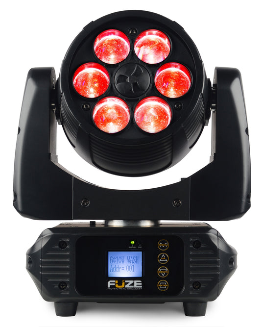 BEAMZ - Fuze610Z Wash LED 6x10W RGBW 2pc FC