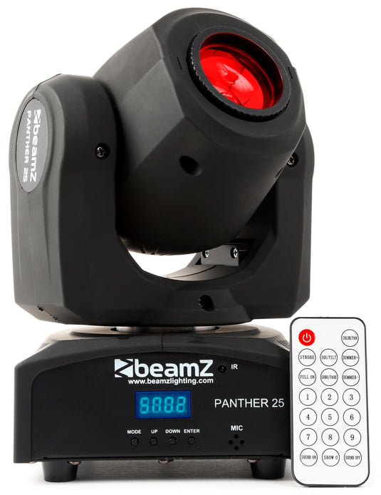 BEAMZ - Panther 25 LED Spot Mov.Head IRC