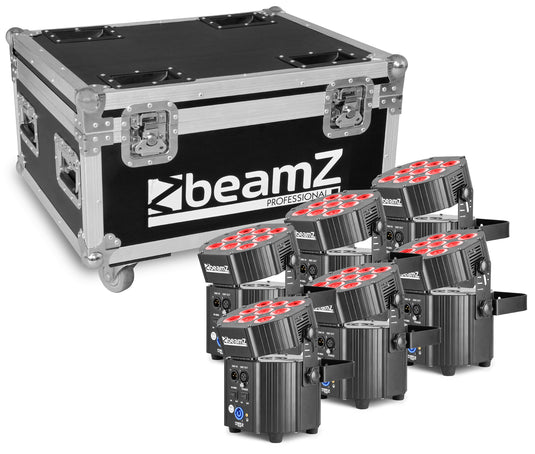 BEAMZ - BBP60 Uplight Set 6pc.9x12W 6in1 FC
