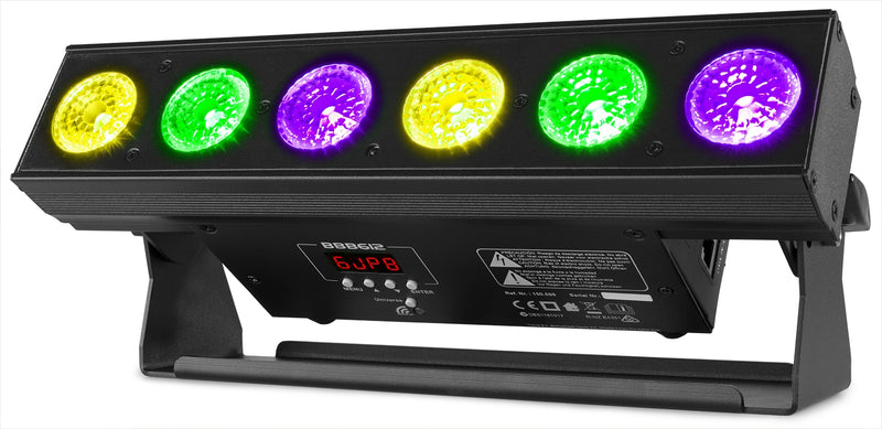 Carica immagine in Galleria Viewer, BEAMZ - BBB612 LED Bar 6x12W 6in1 LiBatt.
