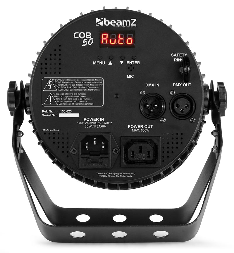 Carica immagine in Galleria Viewer, BEAMZ - COB50 5in1 RGBWA PAR Light DMX
