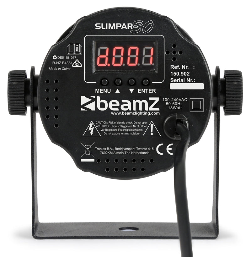 Carica immagine in Galleria Viewer, BEAMZ - SlimPar30  6 x 3W 3in1 RGB IRC
