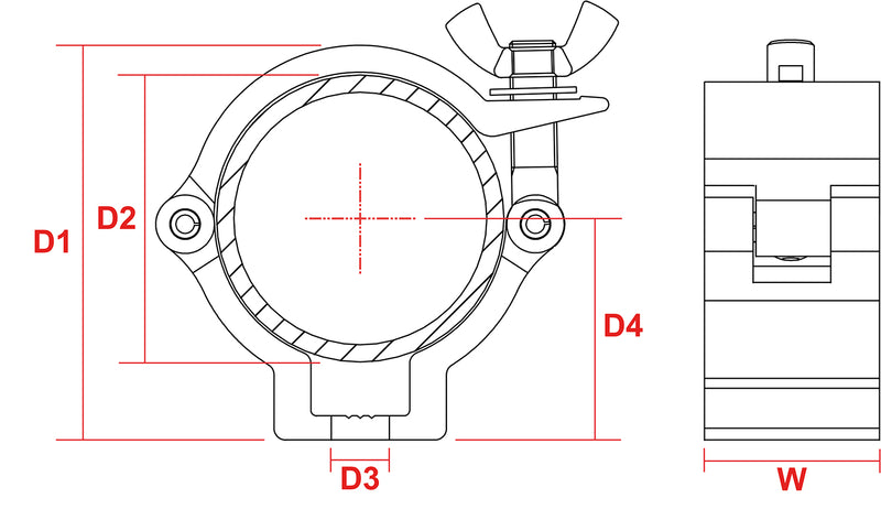 Carica immagine in Galleria Viewer, BEAMZ - BC50B-100 Half Coupler Sl100kg Bl
