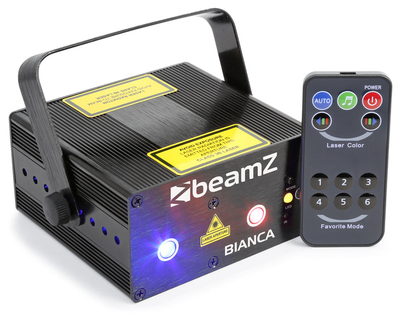 Carica immagine in Galleria Viewer, BEAMZ - Bianca Double Laser RGB Gobo IRC
