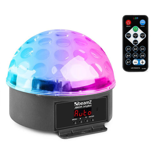 BEAMZ - JB60R JellyBall DMX 6 colors IRC