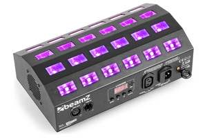 Carica immagine in Galleria Viewer, BEAMZ - Flood24UV 24x3W UV 4 ch, DMX,

