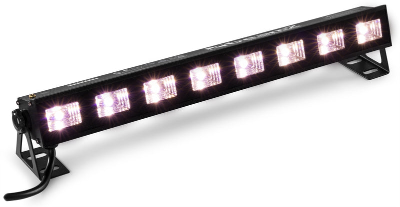 Carica immagine in Galleria Viewer, BEAMZ - BUVW83 LED bar 8x3W UV/WW 2in1
