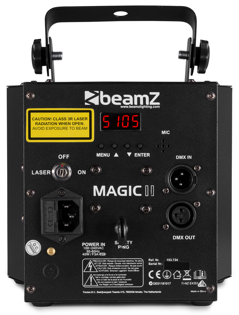 Carica immagine in Galleria Viewer, BEAMZ - Magic2 9x3W 6x2in1 Laser Strobe DMX
