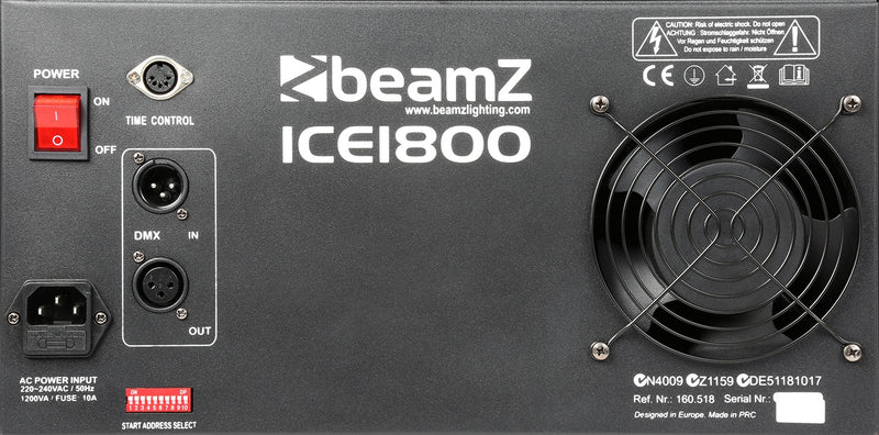 Carica immagine in Galleria Viewer, BEAMZ - ICE1800 Ice Fogger DMX time control
