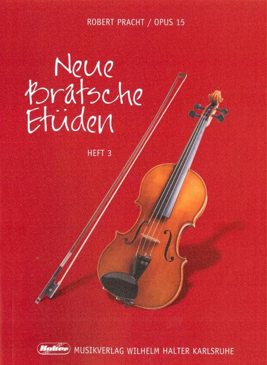 PRACHT - Neue Bratsche Etuden Heft 3 op.15
