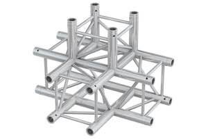 Carica immagine in Galleria Viewer, BEAMZ - P30-T42 Truss 4 way T-junction 0,5m
