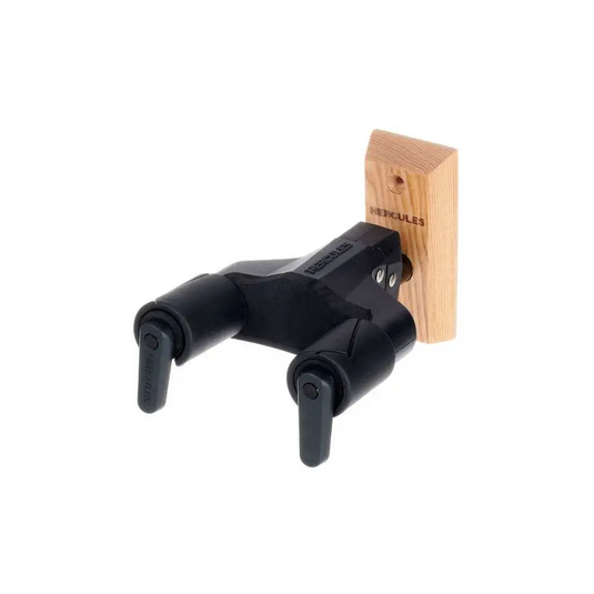 HERCULES Supporto a Muro per Chitarra/Basso, Base in Legno