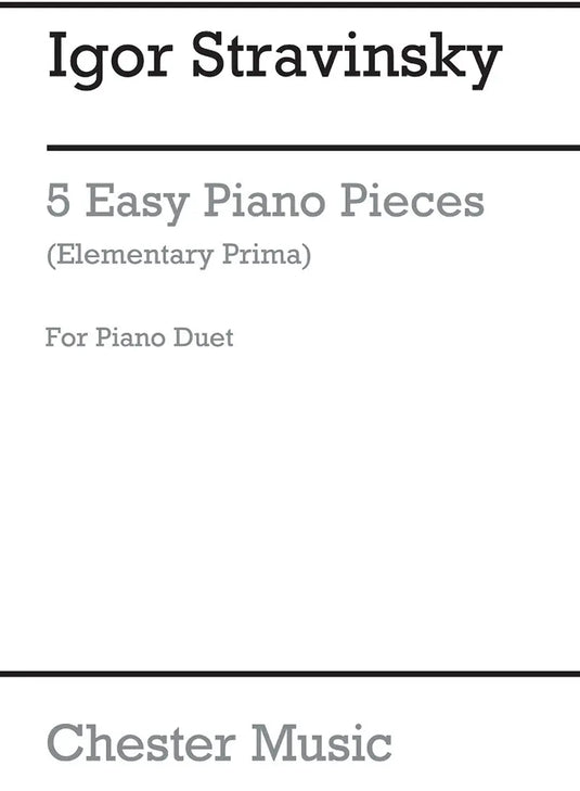 STRAVINSKY - 5 Easy Pieces