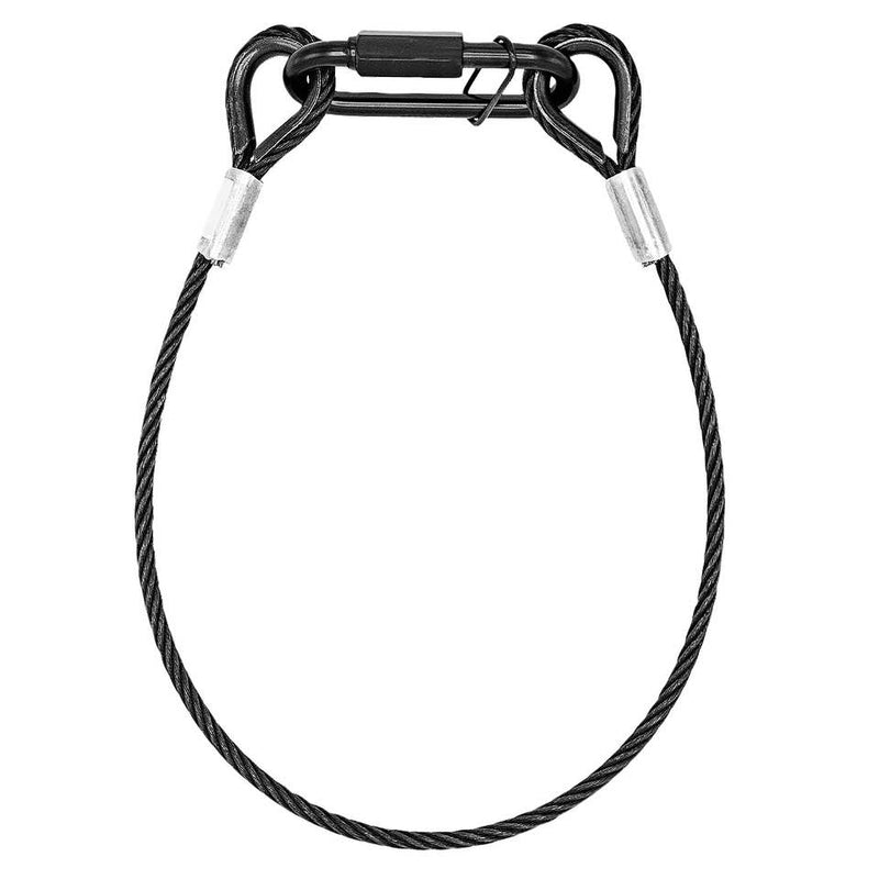 Carica immagine in Galleria Viewer, BEAMZ - SAF35 Safety Cable 35cmx3mm 30kg BLK
