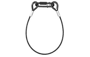Carica immagine in Galleria Viewer, BEAMZ - SAF35 Safety Cable 35cmx3mm 30kg BLK
