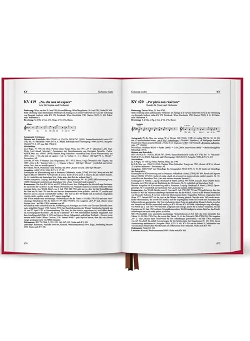 Carica immagine in Galleria Viewer, VON KÖCHEL - Köchel-Verzeichnis (KV) CATALOGO di Mozart
