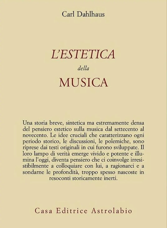 DAHLHAUS - L'Estetica della Musica