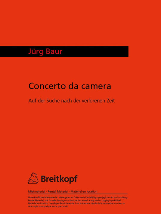 BAUR - Concerto da camera