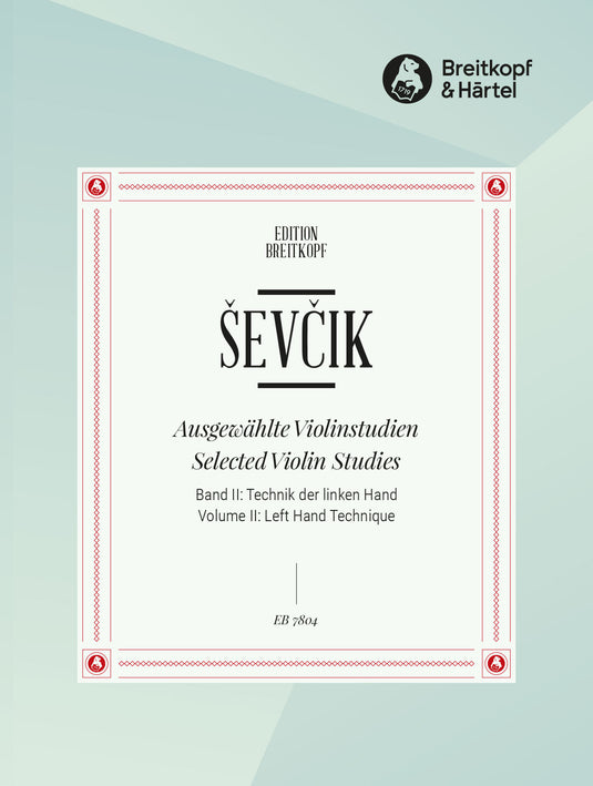SEVCIK - Selected Violin Studies