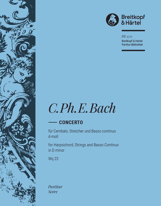 C.PH.BACH - Harpsichord Concerto in D minor Wq 23