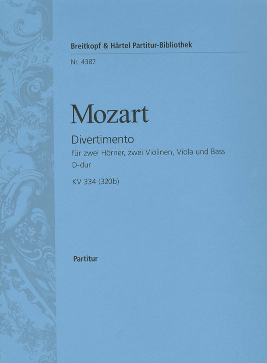 MOZART - Divertimento in D major K. 334 (320b)
