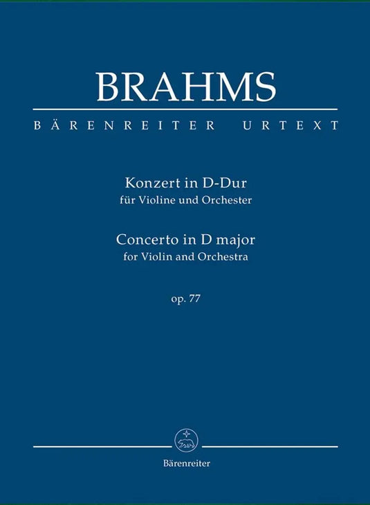 BRAHMS - Concerto in D major op.77  - Study Score