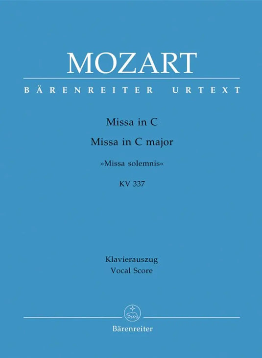 MOZART - Missa in C major KV 337 "Missa solemnis"