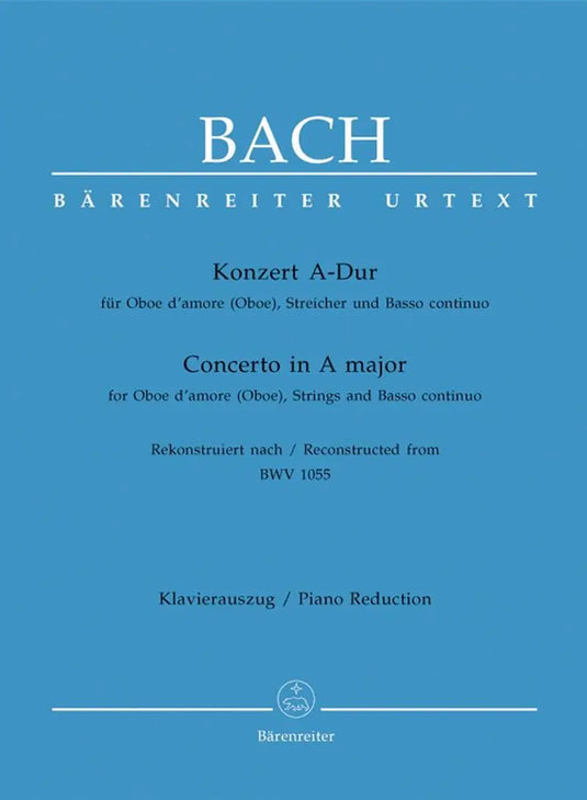 BACH - Concerto for Oboe d'amore (Oboe), Strings and Basso continuo in A major