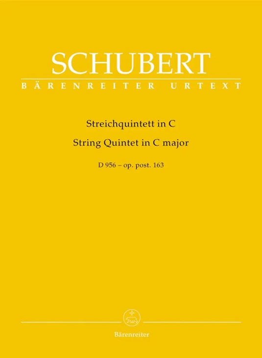 SCHUBERT - String Quintet in C major op. post 163 D 956