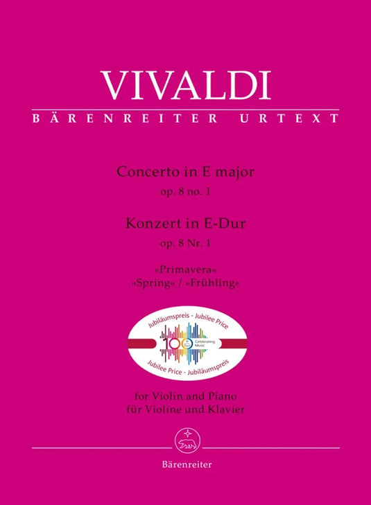 VIVALDI - Concerto for Violin and Piano E major op. 8, No. 1 
