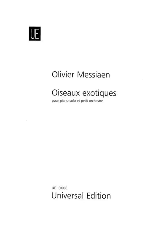 MESSIAEN - Oiseaux Exotiques