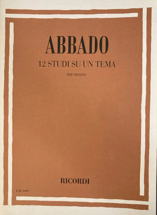 ABBADO - 12 Studi Su Un Tema
