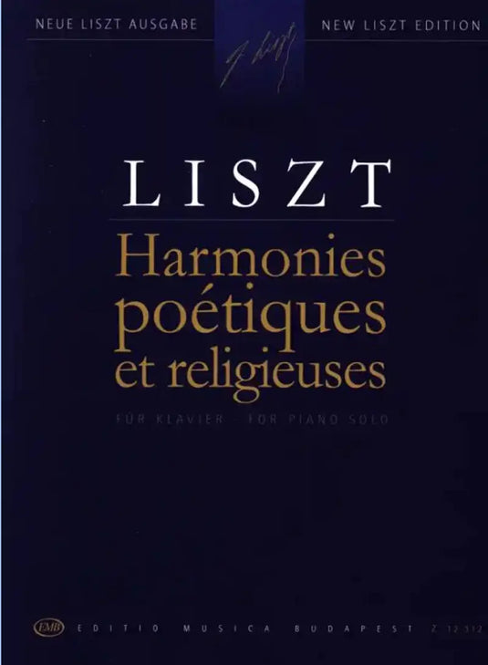 LISZT - Harmonies poetiques et religieuses